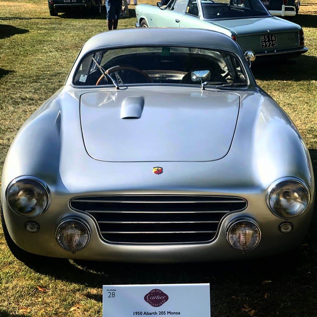 ニック・ハイドフェルドのインスタグラム：「This 1960 Abarth 205 Monza is clearly the coolest car I have seen here at @fosgoodwood so far this year apart from having the #steeringwheelonthewrongside  #festivalofspeed #carlover #classiccar #classiccars #abarth #beauty」
