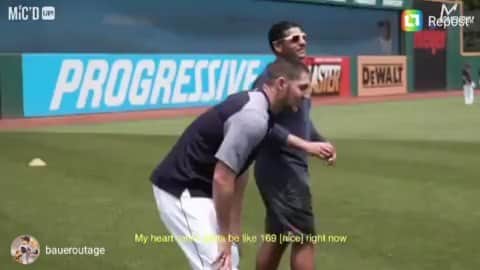 レオニス・マーティンのインスタグラム：「What’s that one task you know you have to do but really don’t want to do? For me it’s conditioning. 🤦🏻‍♂️ tell me yours 👇🏻 and check out @watch_momentum the full micd up video. @indians @leonys27martin#baseball #baseballseason #baseballplayer#baseballfan #mlb #rallytogether」