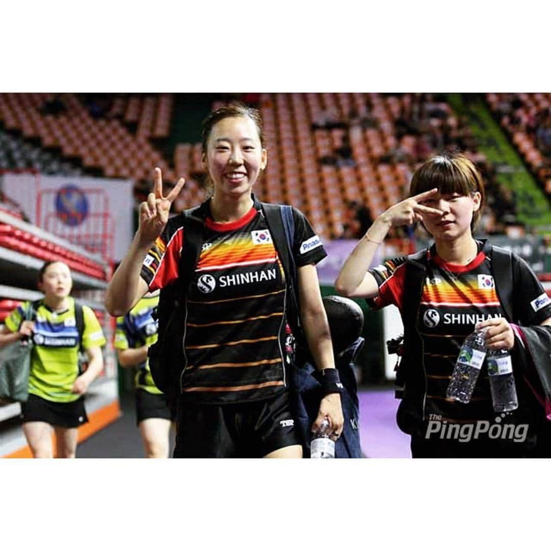 梁夏銀さんのインスタグラム写真 - (梁夏銀Instagram)「. . . . #시크효주 😎 @hyoju2692  #KoreaOpen2019 🏓」7月5日 19時20分 - yang_haeun