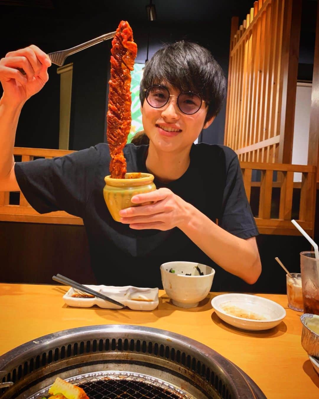 岐洲匠さんのインスタグラム写真 - (岐洲匠Instagram)「先日。  仕事終わりの焼肉は最高🤩 食べ過ぎて普通に歩けなかった #焼肉 #肉」7月5日 19時24分 - takumi.kizu.official