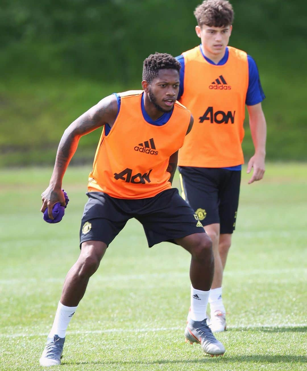 マンチェスター・ユナイテッドさんのインスタグラム写真 - (マンチェスター・ユナイテッドInstagram)「☀️ Working hard in the sun! 😄 #MUFC」7月5日 19時36分 - manchesterunited