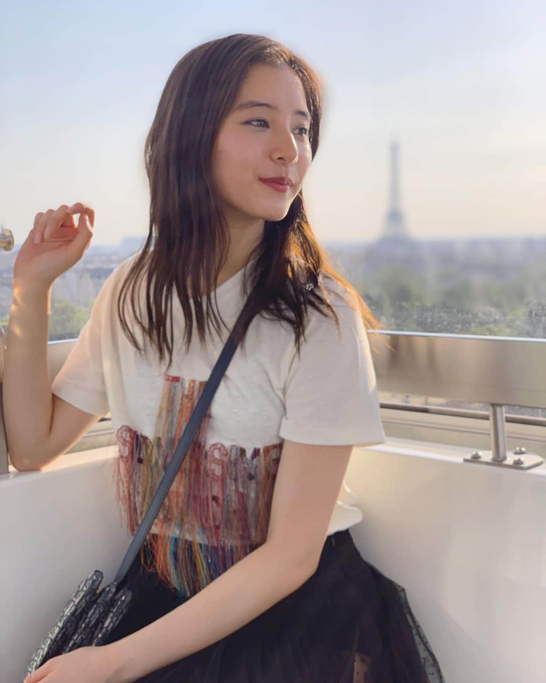 新木優子さんのインスタグラム写真 - (新木優子Instagram)「パリ市内を一望できる観覧車はスリルもありつつ、、いろんな景色が見られて楽しかった☺️ #DiorCouture #MariaGraziaChiuri」7月5日 19時52分 - yuuuuukko_