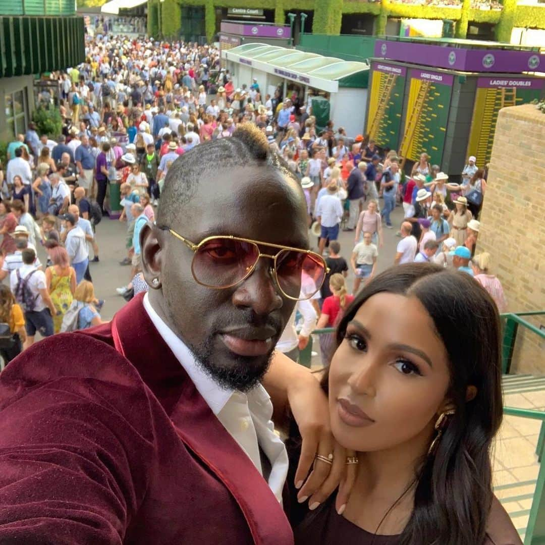 ママドゥ・サコーさんのインスタグラム写真 - (ママドゥ・サコーInstagram)「Enjoy the day at @wimbledon with @majdasakho 🎾👌🏿✨ #wimbledon #wimbledon2019」7月5日 19時55分 - mamadousakho