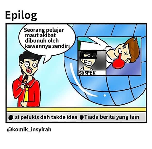 Koleksi Komik Malaysiaさんのインスタグラム写真 - (Koleksi Komik MalaysiaInstagram)「#Repost @komik_insyirah with @get_repost ・・・ Idea yang hambar.....takde idea yang lain... ;>; . . . #komikmalaysia #gengkomik #gengkomikmalaysia #komikinsyirah」7月5日 20時33分 - tokkmungg_exclusive