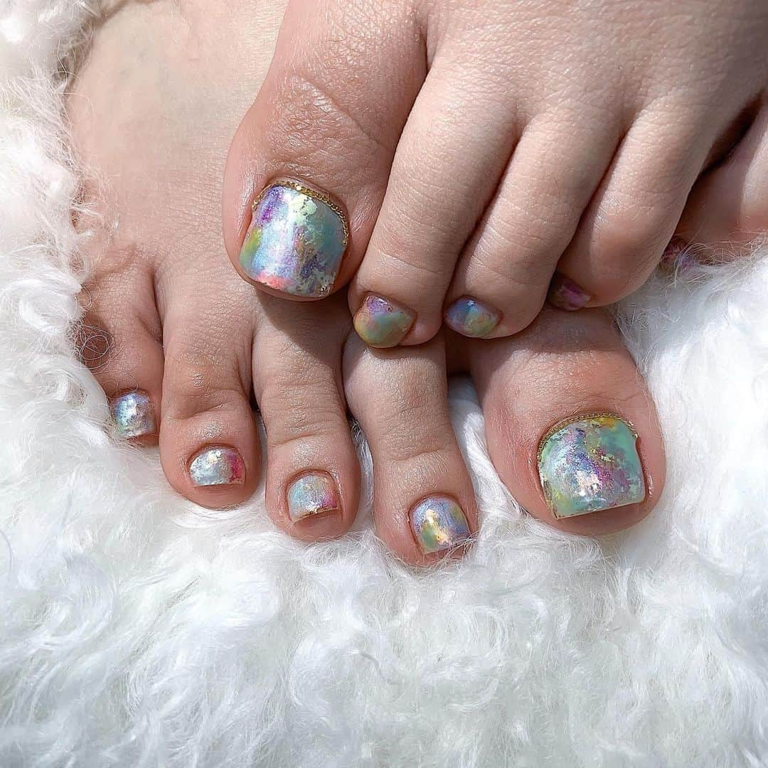 Nailsalon Cielさんのインスタグラム写真 - (Nailsalon CielInstagram)「Foot  nail👣﻿ ﻿ イロイロ💗3デザイン﻿ ﻿ 足元もオシャレに✨﻿ ぬかりなく🥰✨﻿ ﻿ ﻿ ﻿ ――――――――――――――――﻿﻿﻿﻿ ――――――――――――――――﻿﻿﻿ hotpepperBeauty net予約↓↓↓ ﻿﻿﻿﻿ ﻿﻿﻿ https://beauty.hotpepper.jp/smartphone/kr/slnH000217395/﻿﻿﻿﻿ ・﻿﻿﻿﻿ #ネイル#ネイルサロン﻿﻿﻿﻿ #instagood#instanails#jelnail#ネイルアート#手描きアート#loveit#ジェル#ジェルネイル#個性派ネイル#トレンドネイル#お洒落ネイル#newnails#福岡ネイル#cute#beautiful#art#ネイルサロン#天然石ネイル#韓国#ネイル#春ネイル#福岡ネイルサロン#cool#シルバージュエリーネイル#夏ネイル#夏ネイル2019#summernail﻿」7月5日 21時35分 - myanail