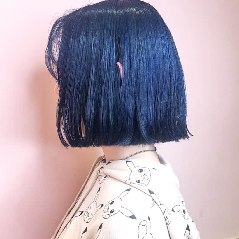 原涼香のインスタグラム：「ㅤㅤㅤㅤㅤㅤㅤㅤㅤㅤㅤㅤㅤ #태슬컷 に、オーシャンブルー💙 ブリーチ、バターもしています( ◠‿◠ ) ㅤㅤㅤㅤㅤㅤㅤㅤㅤㅤㅤㅤㅤ」