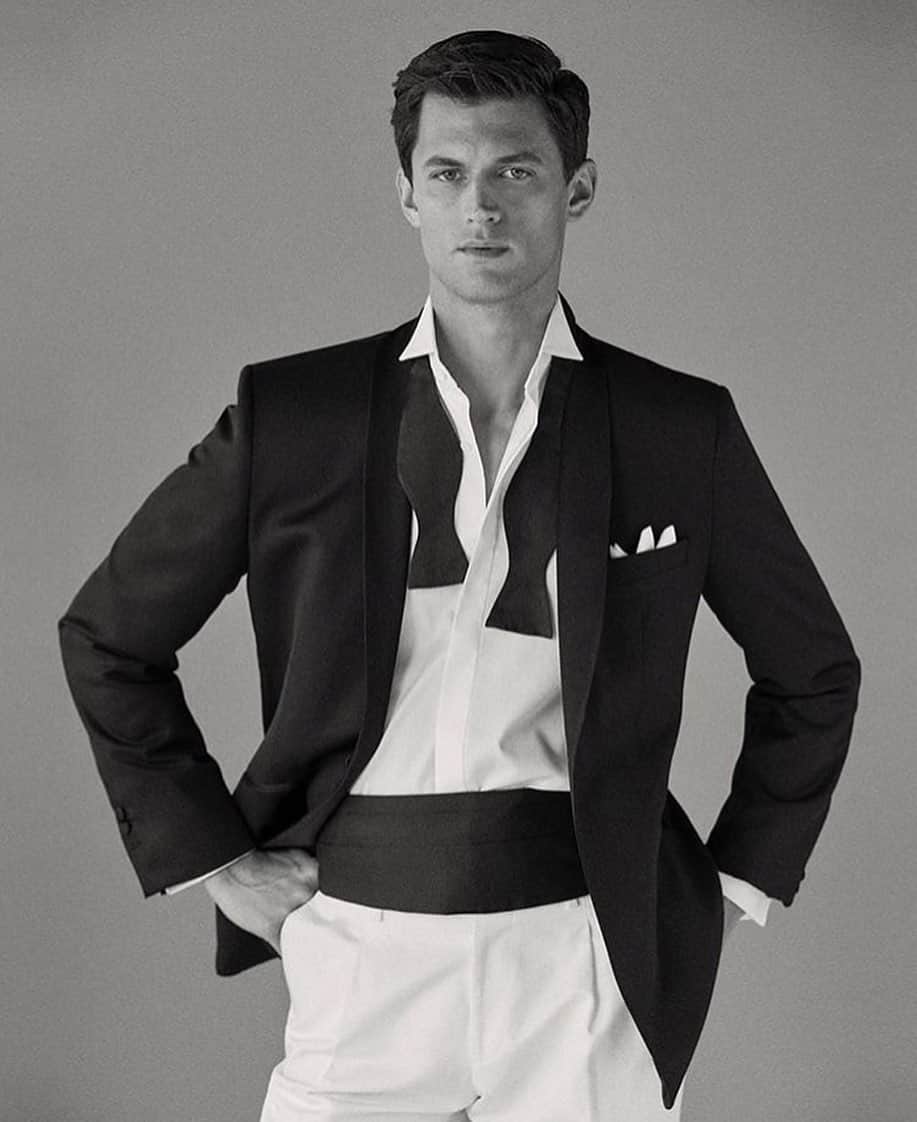 IMG Modelsさんのインスタグラム写真 - (IMG ModelsInstagram)「Black Tie Only. 🎩 #GarrettNeff (@gwneff) x @massimodutti. #📷 @pablo.saez #👔 @de_galvez #👦🏻 #IMGstars」7月5日 22時59分 - imgmodels