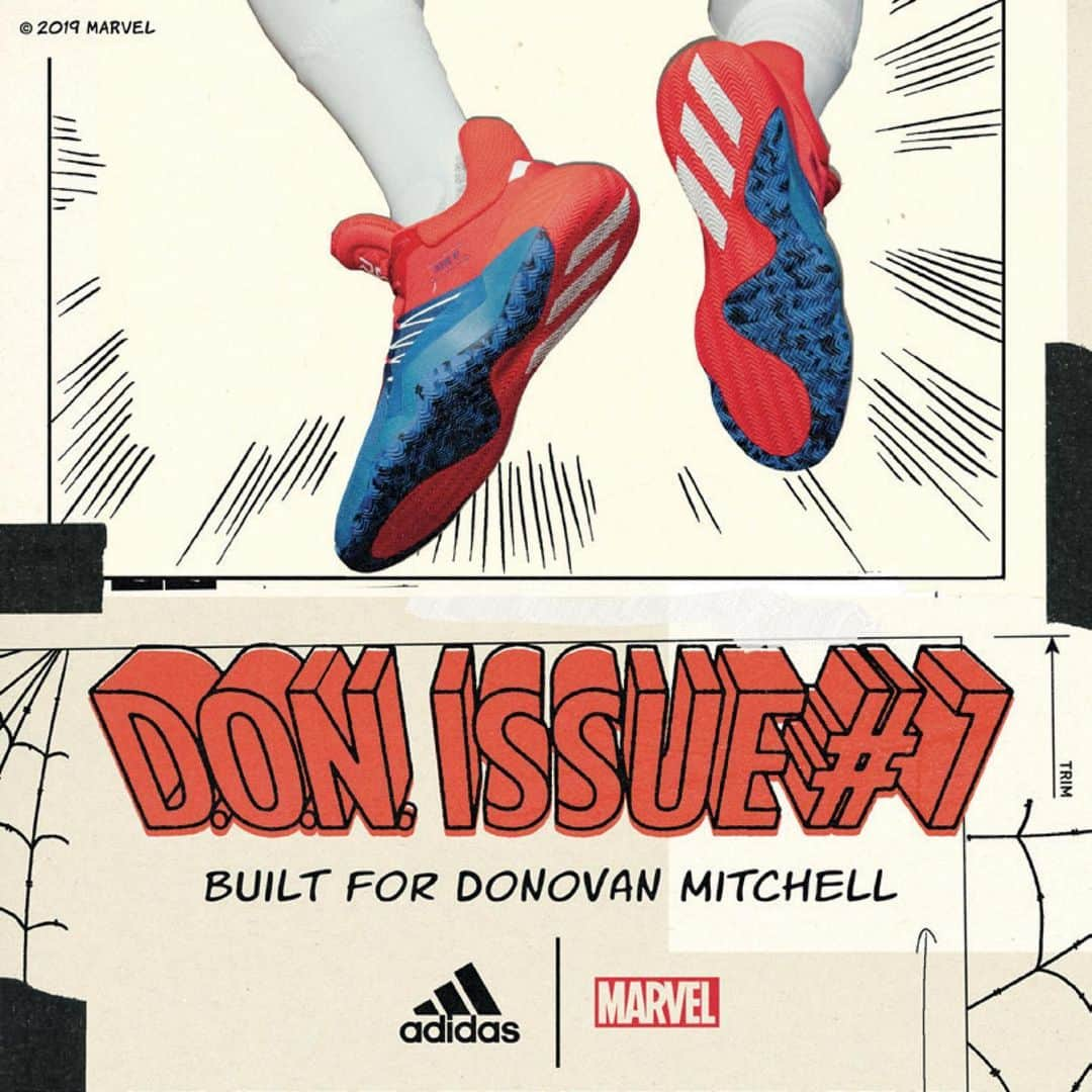 Foot Lockerさんのインスタグラム写真 - (Foot LockerInstagram)「Friendly Neighborhood Spider-Man! Marvel x #adidas D.O.N. Issue #1 'Amazing Spider-Man' 🕷 🕸  Available Now, Select Stores and Online Men's and Kids」7月5日 23時01分 - footlocker