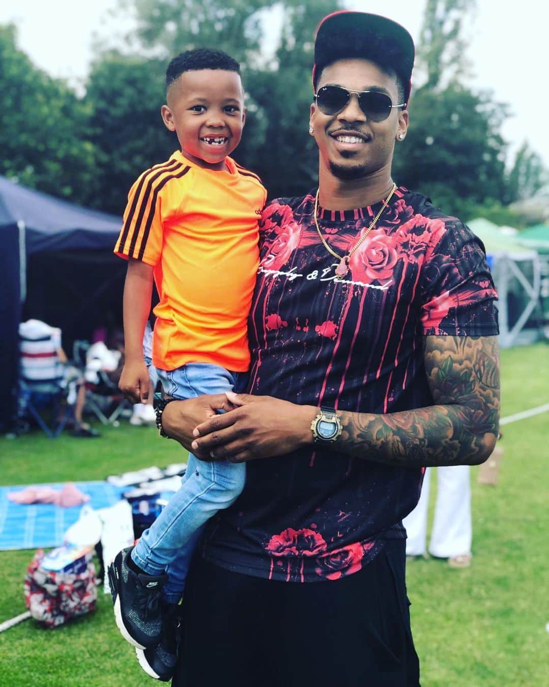 ジャマル・ブラックマンのインスタグラム：「Family always important 🙌🏾❤️☺️」
