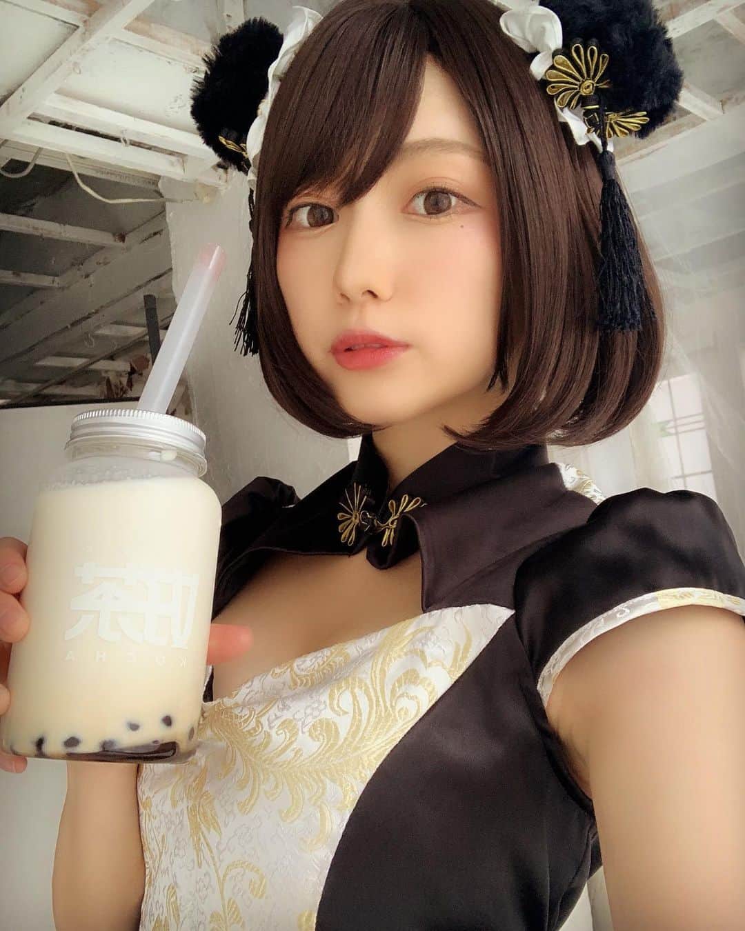 篠崎こころのインスタグラム：「こっちのパンダは？🐼」