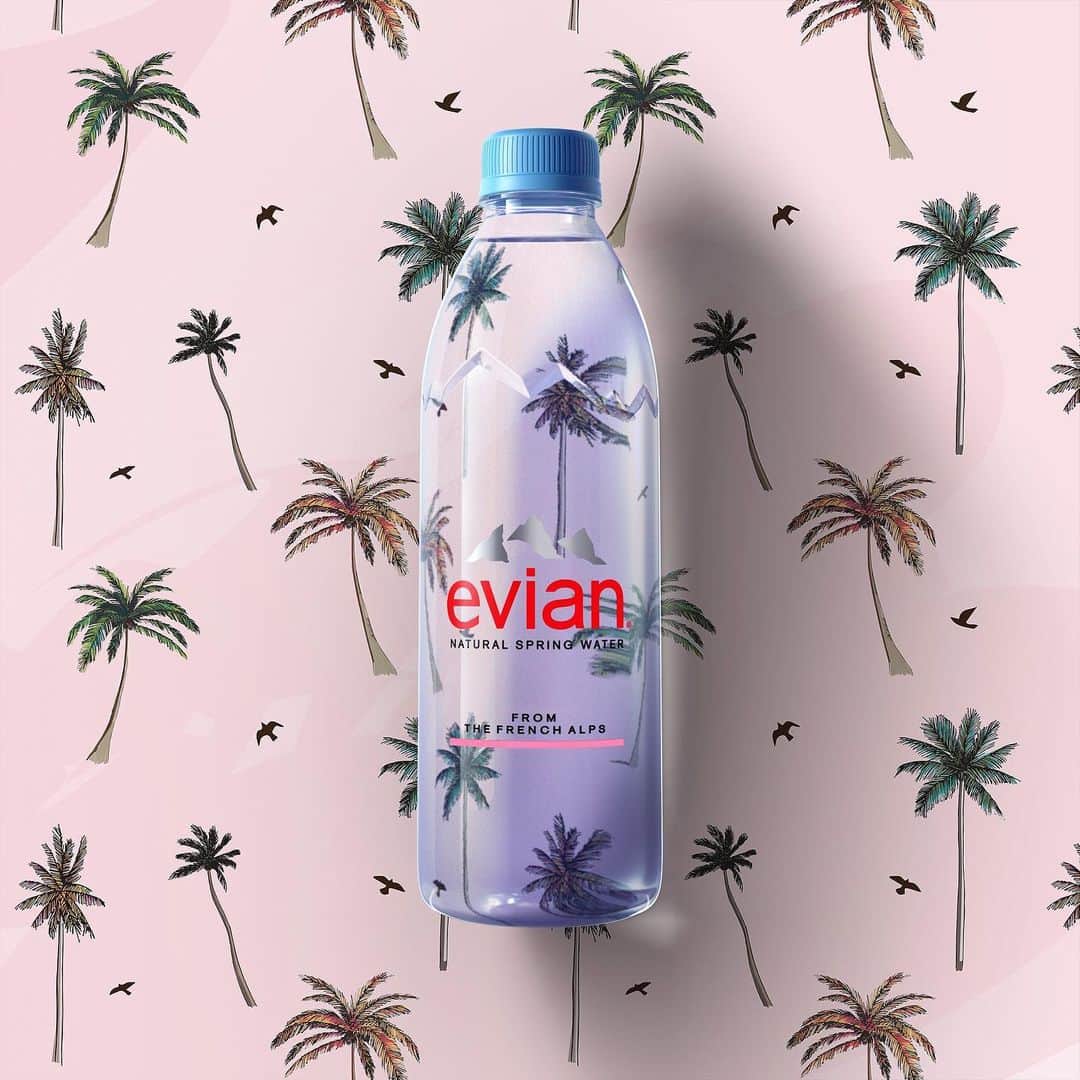 evianのインスタグラム