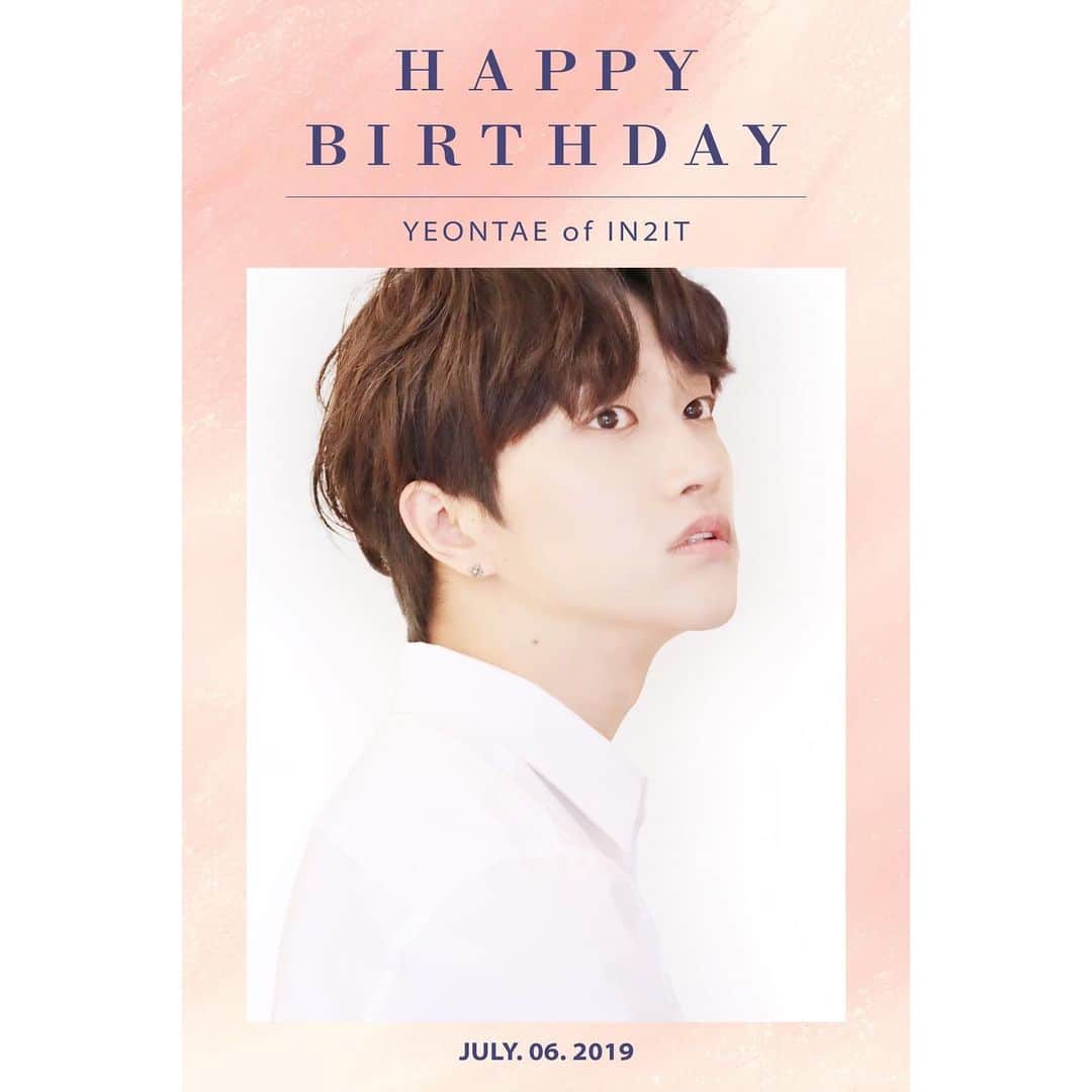IN2ITさんのインスタグラム写真 - (IN2ITInstagram)「HAPPY YEONTAE DAY🎂  #IN2IT #인투잇 #연태 #YEONTAE #BIRTHDAY #YEONTAEDAY」7月6日 0時00分 - official_in2it