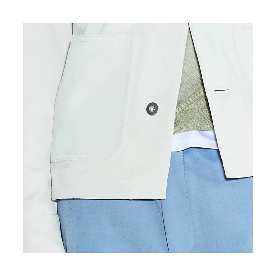 ラファエルカルーゾさんのインスタグラム写真 - (ラファエルカルーゾInstagram)「White and light blue.  A perfectly paired #summertime affair.  #CarusoMenswear #HiddenDetails」7月6日 0時58分 - carusomenswear