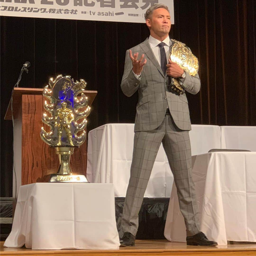 新日本プロレスさんのインスタグラム写真 - (新日本プロレスInstagram)「#G129 in Dallas!! #PressConference!!」7月6日 2時17分 - njpw1972