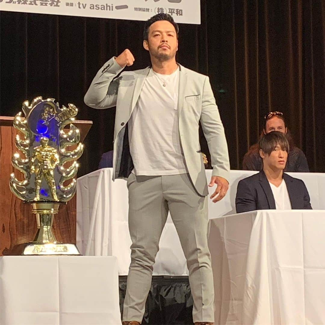 新日本プロレスさんのインスタグラム写真 - (新日本プロレスInstagram)「#G129 in Dallas!! #PressConference!!」7月6日 2時17分 - njpw1972