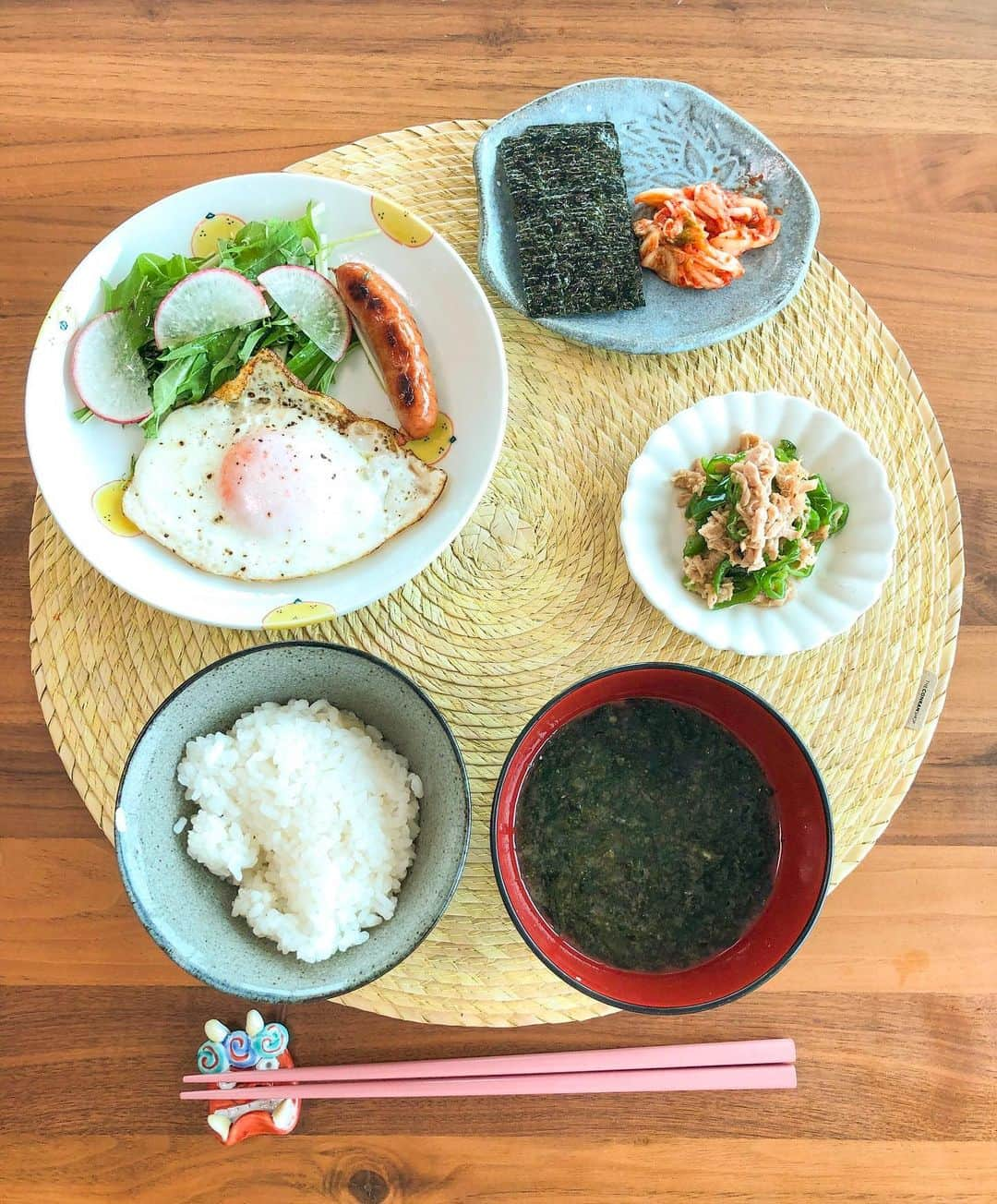 林弓束さんのインスタグラム写真 - (林弓束Instagram)「#ゆづ飯  あさごはんらしいあさごはんで。 最近は桜子にすすめられたドラマ 「あなたの番です」 にはまっちゃって、何度も何度も観直しては推理してます。笑 おかげで夢でも推理する夢を見ちゃってます。 取り憑かれてるー！笑笑」7月6日 12時37分 - hayashiyuzuka