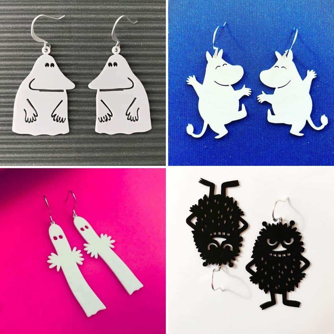 ムーミンさんのインスタグラム写真 - (ムーミンInstagram)「How about some Moominous earrings by Coruu? 😍 Win a pair of Moominous earrings by voting for your favourite Groke❤️, Moomintroll💙, Hattifatteners💖 or Stinky🖤 ! GOOD LUCK! ⭐️ The winners will be picked on Friday July 12th. ⭐️ Moom.in/terms-moomin #moominofficial #moomin #kilpailu #giveaway #competition #moomincompetition」7月6日 13時06分 - moominofficial