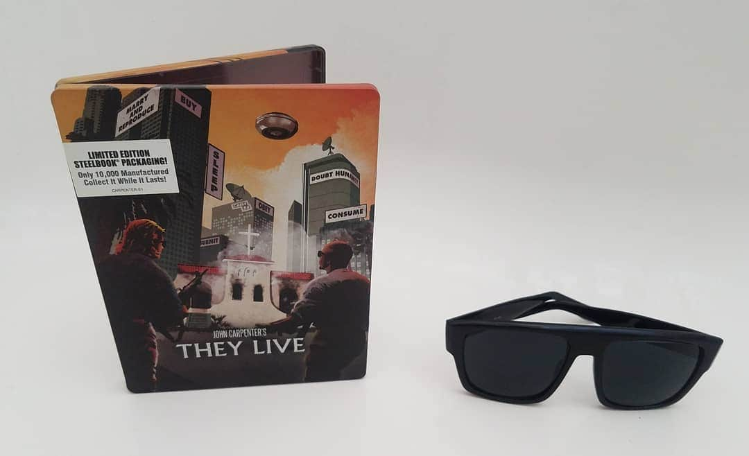 ジョン・カーペンターさんのインスタグラム写真 - (ジョン・カーペンターInstagram)「I found a bunch of these sunglasses in a box from my (1988) film "They Live." What do you guys think will happen if I put them on?」7月6日 4時56分 - johncarpenterofficial