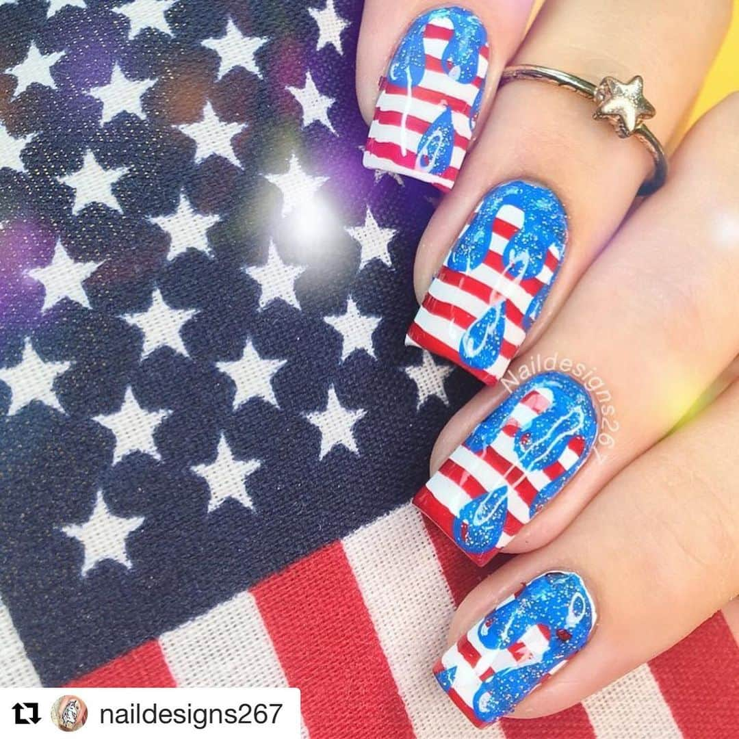 Nail Designsさんのインスタグラム写真 - (Nail DesignsInstagram)「Credit: @naildesigns267 ・・・ Happy Fourth of July 💙❤️ I hope everyone has an amazing Independence Day 🇺🇸 what will you guys be doing today? . . . #nailart #nailartclub #nailartaddict #nailartoohlala #nailartwow #nailartjunkie #nailartheaven #nailartaddicts #nailartist #nailartdesign #nailartofinstagram #nailarts #notd #nailartdesigns #nailartswag #nailartoftheday #nailartdiary #nailartappreciation #nailartlove #nailartlover #photography #featurenails #winternails #nailpolish #cutenails #stampingnails  #nailstamping #featurenails #nailsclip #tutorial #inspirenailvids」7月6日 8時02分 - nailartfeature