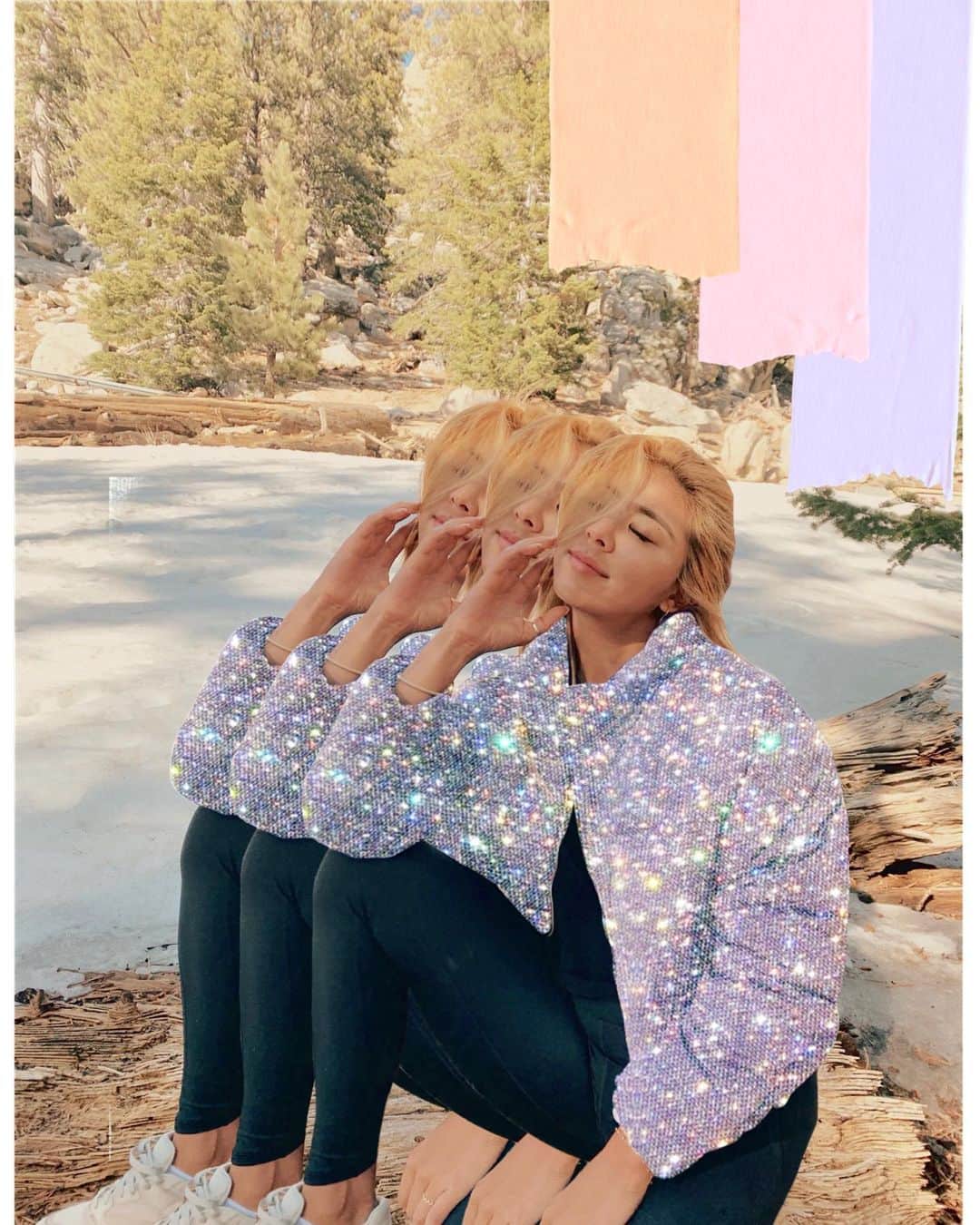 アリソン・リーのインスタグラム：「For cool edits and super cute decor, check out my girl @made_by_maads @madaline_belle」