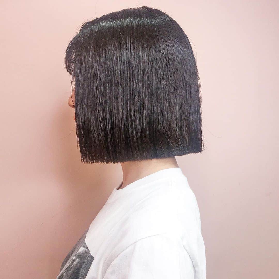 原涼香のインスタグラム：「ㅤㅤㅤㅤㅤㅤㅤㅤㅤㅤㅤㅤㅤ 人気の #태슬컷 ✂️🇰🇷 クセを活かして❤︎乾かすだけです~ ㅤㅤㅤㅤㅤㅤㅤㅤㅤㅤㅤㅤㅤ」