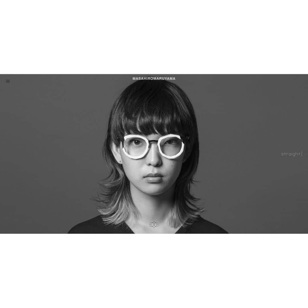 マサヒロマルヤマのインスタグラム：「Straight MM-0020 White / Black」