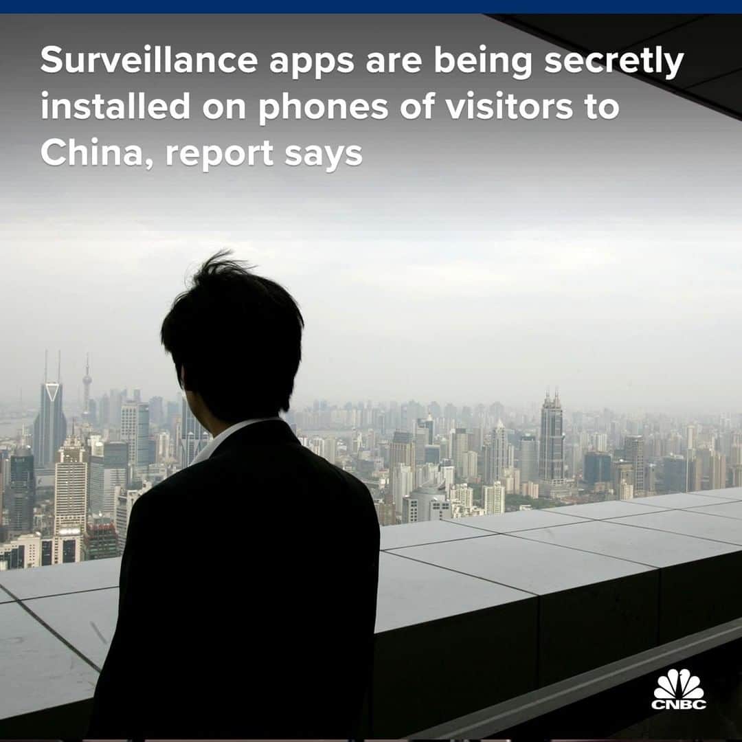 CNBCさんのインスタグラム写真 - (CNBCInstagram)「Police in China are secretly installing spy apps on phones of visitors to the country that can extract emails, texts and address contacts, according to a cross-media investigation.⁠ ⁠ Evidence gathered by the New York Times, The Guardian in England and Suddeutsche Zeiting in Germany has claimed that travelers are being targeted when they enter the country’s Irkeshtam border crossing with Kyrgystan.⁠ ⁠ Border guards are seizing tourist phones and, without asking permission, installing surveillance software on the devices.⁠ ⁠ Read more at the link in bio.⁠ ⁠」7月6日 11時00分 - cnbc