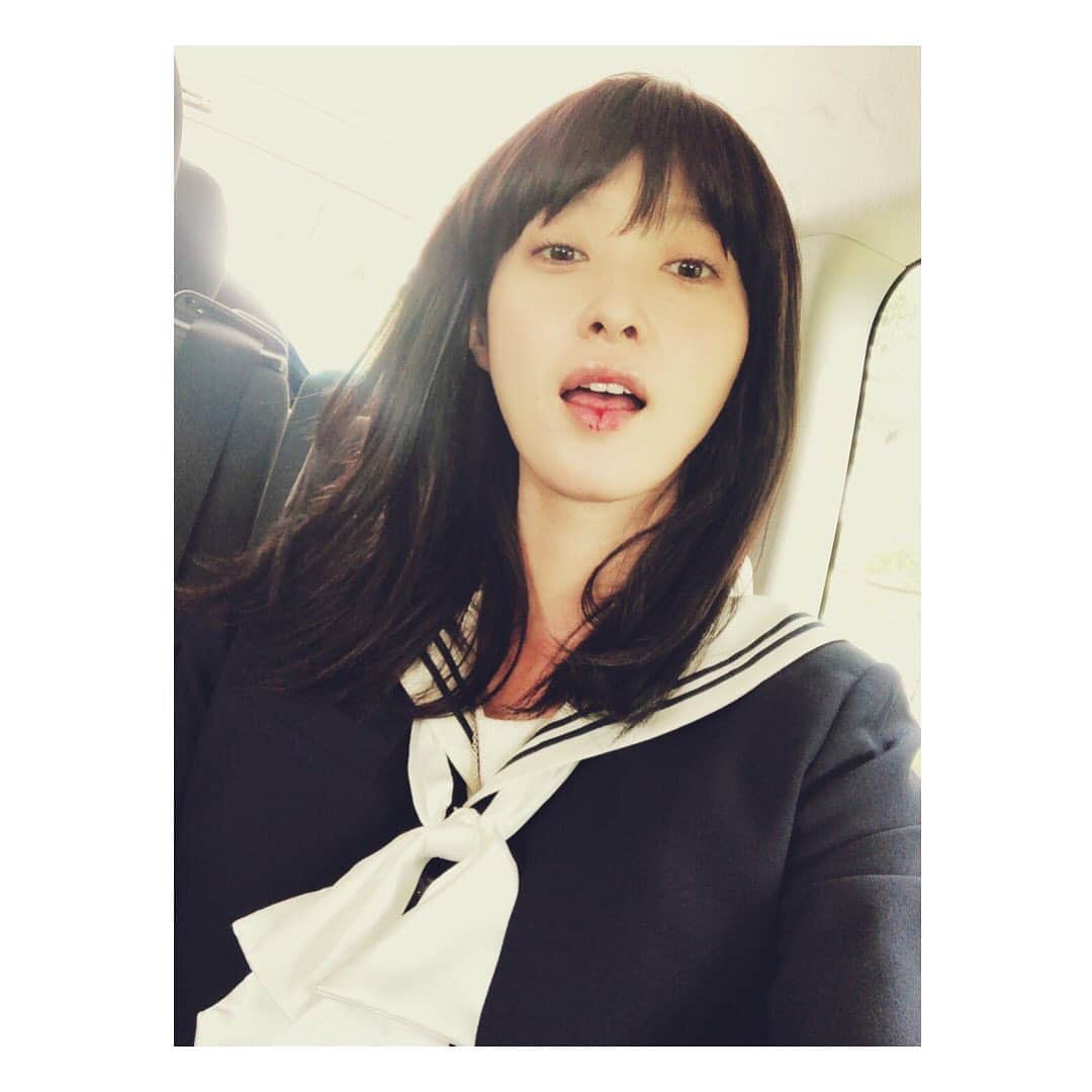 のインスタグラム：「とても、こわい写真。 #映画 #vamp #8月24日  #キネカ大森 #舞台挨拶」