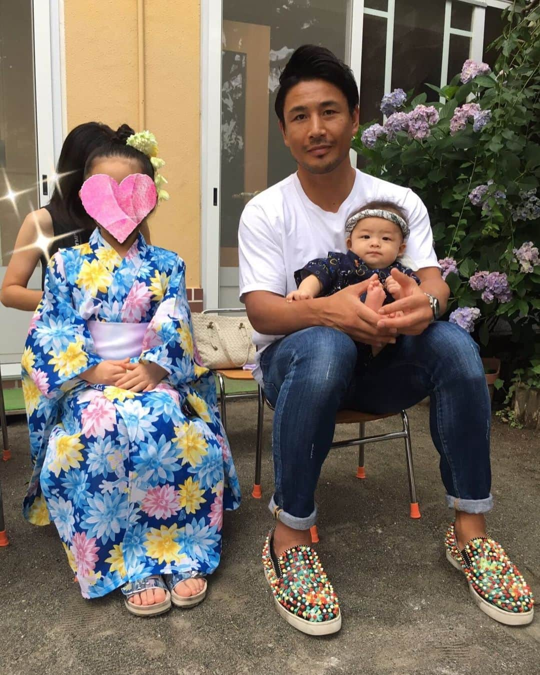 魔裟斗さんのインスタグラム写真 - (魔裟斗Instagram)「昨日は幼稚園の七夕祭り 家族で次女のお遊戯を見に！ #魔裟斗」7月6日 11時42分 - masato.official