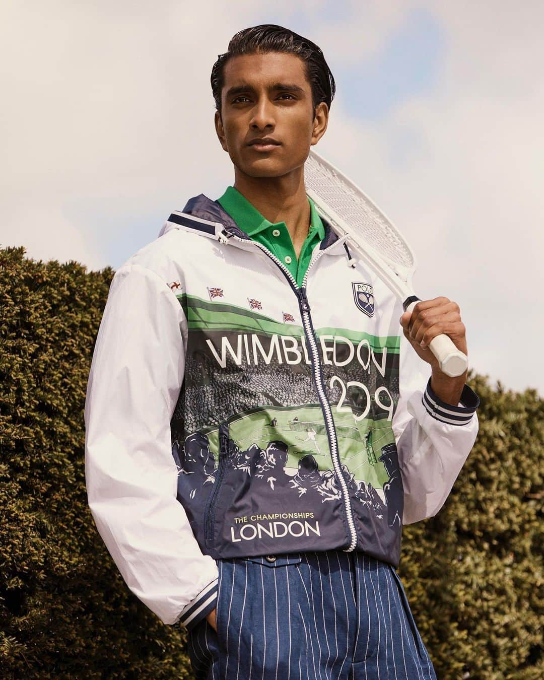 Polo Ralph Laurenさんのインスタグラム写真 - (Polo Ralph LaurenInstagram)「Stand out on and off the court in graphic styles from our Wimbledon capsule collection.  Join us in celebrating what makes Wimbledon distinct.  #Wimbledon #PoloRLStyle」7月6日 23時00分 - poloralphlauren