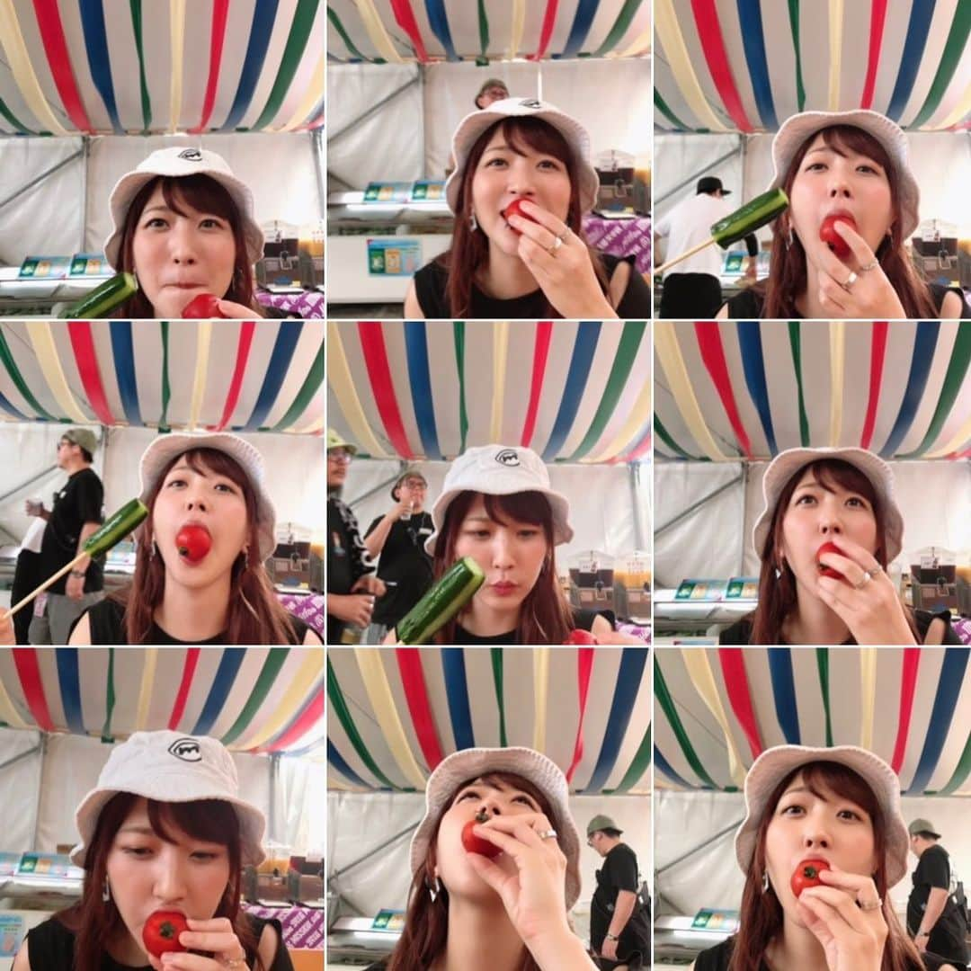 白井奈津さんのインスタグラム写真 - (白井奈津Instagram)「🍅🥒 連写 by @misa_wakahara  #夏のはじまり #今日は京都大作戦行ったよ」7月6日 21時37分 - shirai_natsu