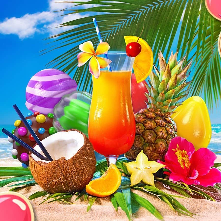 Candy Crushさんのインスタグラム写真 - (Candy CrushInstagram)「It's Saturday and we feel like a fabulous Candy Crush colored drink or two to celebrate! 🍬🍬🍬 Anybody else feeling thirsty? 🍸#CandyCrushFriends」7月6日 21時47分 - candycrushsaga