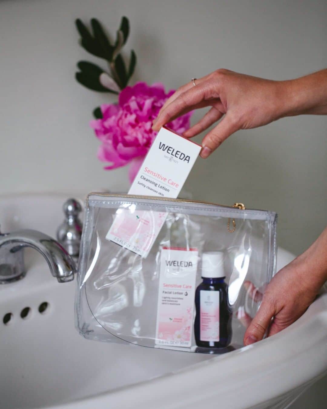 Weledaのインスタグラム：「Did you know that we carry face care bundles? 🌸 We've carefully curated these bundles with you in mind! Every step of our facial care bundles are designed to help you achieve a glowing complexion. #WeledaSkin」