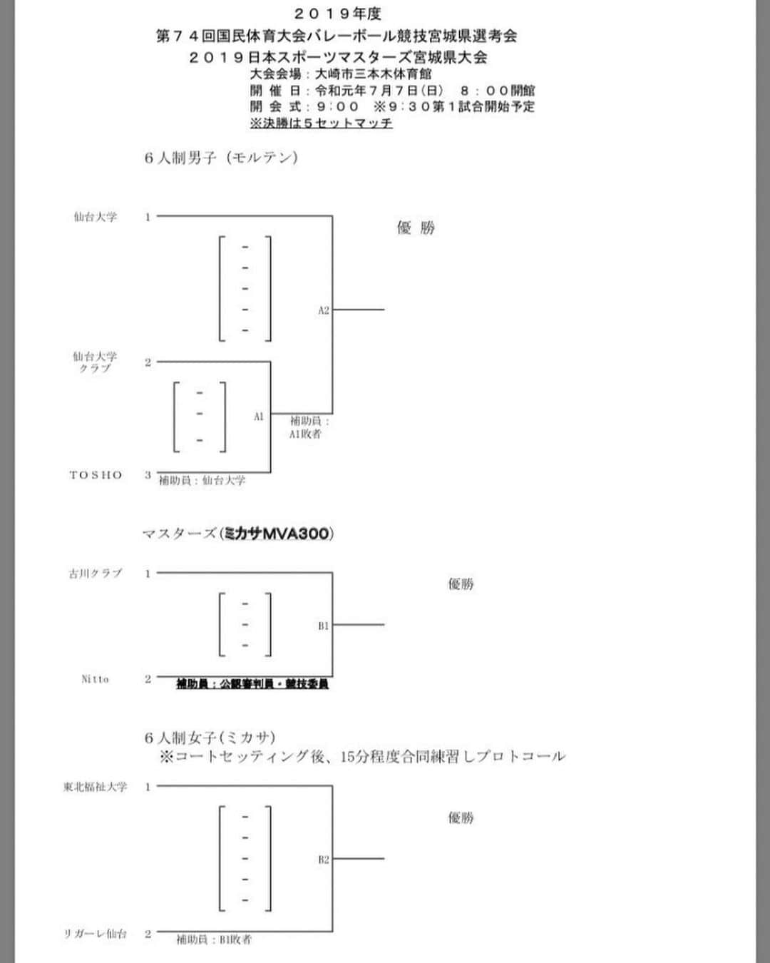 佐藤あり紗さんのインスタグラム写真 - (佐藤あり紗Instagram)「. . . ꉂꉂ📣大会告知です‪🏐 . . . 大会名:国民体育大会 ‬ . ‪日時:令和元年7月7日(日)‬ . ‪会場:大崎市三本木体育館‬ . ‪試合開始:10:30～11時…(予定です)‬ . ‪リガーレ仙台v東北福祉大学‬ ‪※5セットマッチ‬ . ‪私の母校‬ ‪東北福祉大学との試合です🤗‬ . ‪#リガーレ仙台‬ #バレーボール #試合 #アスリート #スポーツ ‪#佐藤あり紗‬」7月6日 22時37分 - arisa_chu