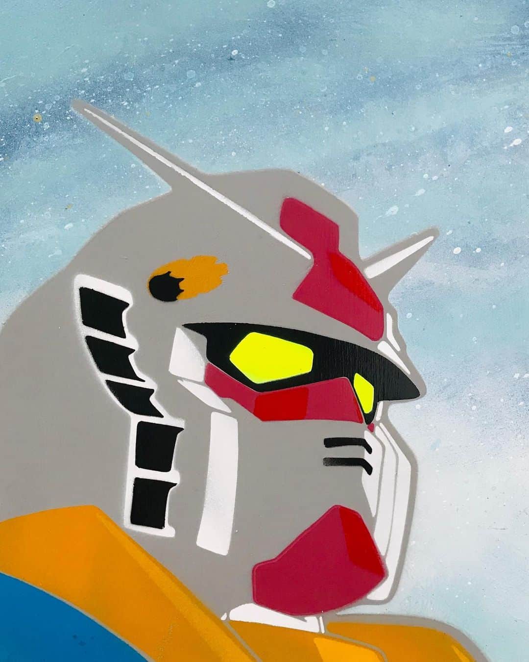 LOOTONEのインスタグラム：「LOOTONE Stencil 2019 "Gundam" Size :205mm X 255mm」