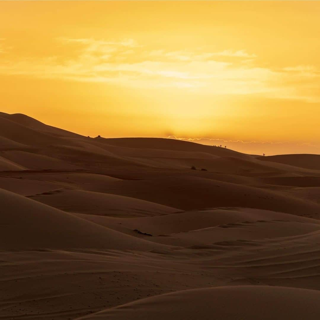 Lonely Planetさんのインスタグラム写真 - (Lonely PlanetInstagram)「This weekend's takeover is from Tamara of @we3travel, who recently took her family on a trip to #Morocco. – 'The highlight of our trip was spending a night at a desert camp in the #Sahara. We arrived in the desert just before sunset and took a camel ride to the camp. We stopped as the sun was dropping below the dunes and scrambled up the sand to take this shot. We spent the night star gazing and learning to drum and dance with the local Berbers, then climbed the dunes to try sandboarding in the morning. Creating memories like these are what I love best about travel.' – @we3travel. Stay tuned for more of Tamara's shots, and tap our bio link for more Morocco travel tips!」7月6日 15時00分 - lonelyplanet