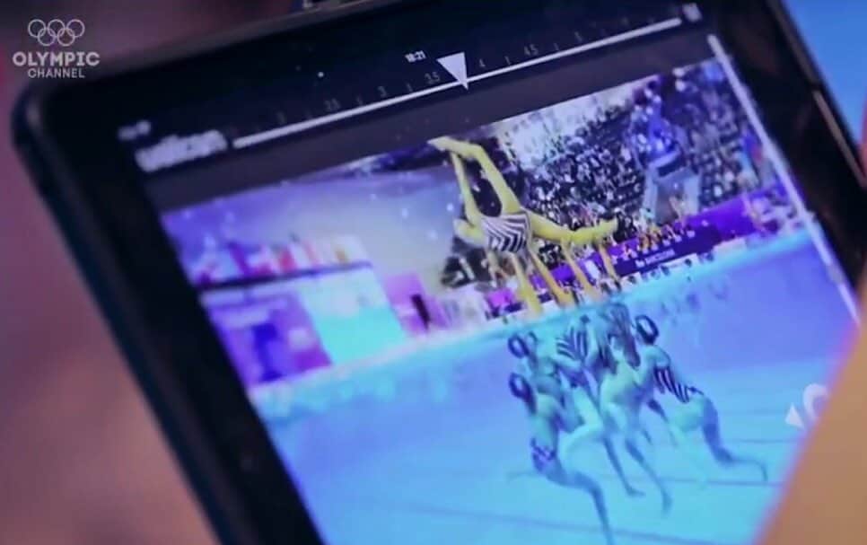 アンドレア・フエンテスのインスタグラム：「It was great to use @watlicam in the last @fina1908 World Series in Barcelona. Thank you for making our work easier!!!」