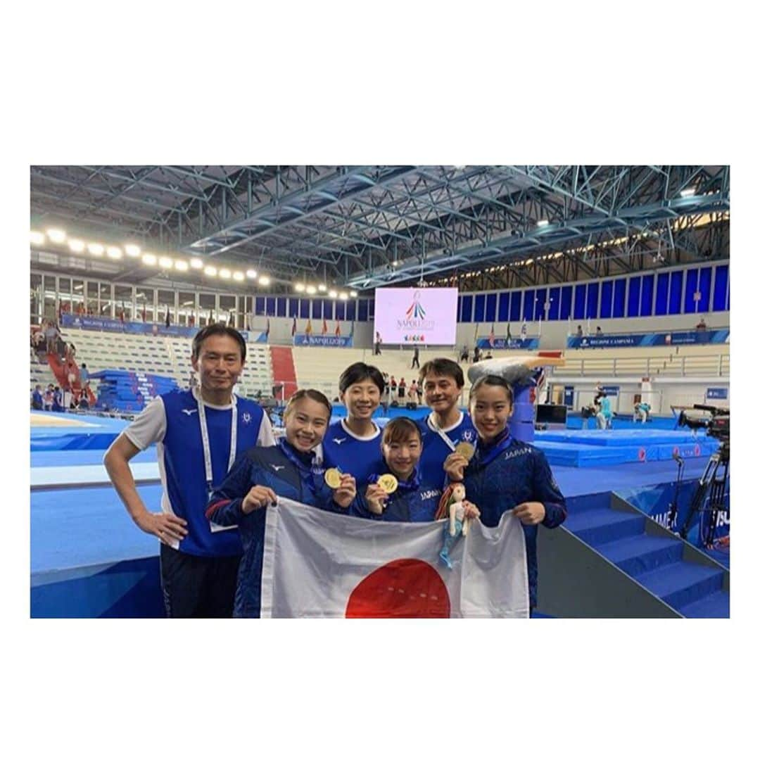 寺本明日香さんのインスタグラム写真 - (寺本明日香Instagram)「#ユニバーシアード2019 #universiade #napoli2019  団体優勝🥇男女アベック優勝‼️ ありがとうございます♡」7月6日 15時06分 - teramoto_asuka