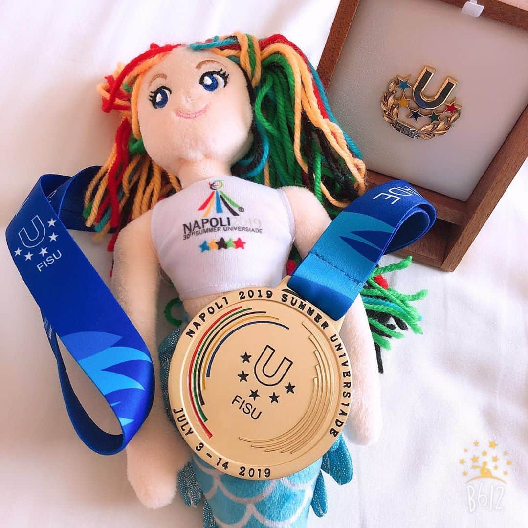 寺本明日香さんのインスタグラム写真 - (寺本明日香Instagram)「#ユニバーシアード2019 #universiade #napoli2019  団体優勝🥇男女アベック優勝‼️ ありがとうございます♡」7月6日 15時06分 - teramoto_asuka