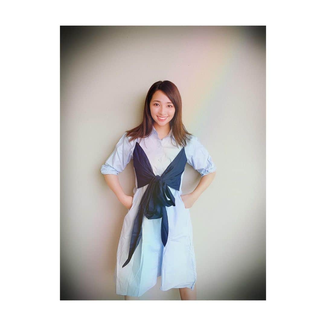 水崎綾女さんのインスタグラム写真 - (水崎綾女Instagram)「おにゅーわんぴーす。 (@7things.official) 前にワンポイントあるからかんだか細見え効果が…♡ * * * #ootd #fashion #👗 #ワンピース #夏コーデ #dress」7月6日 15時13分 - misakiayame