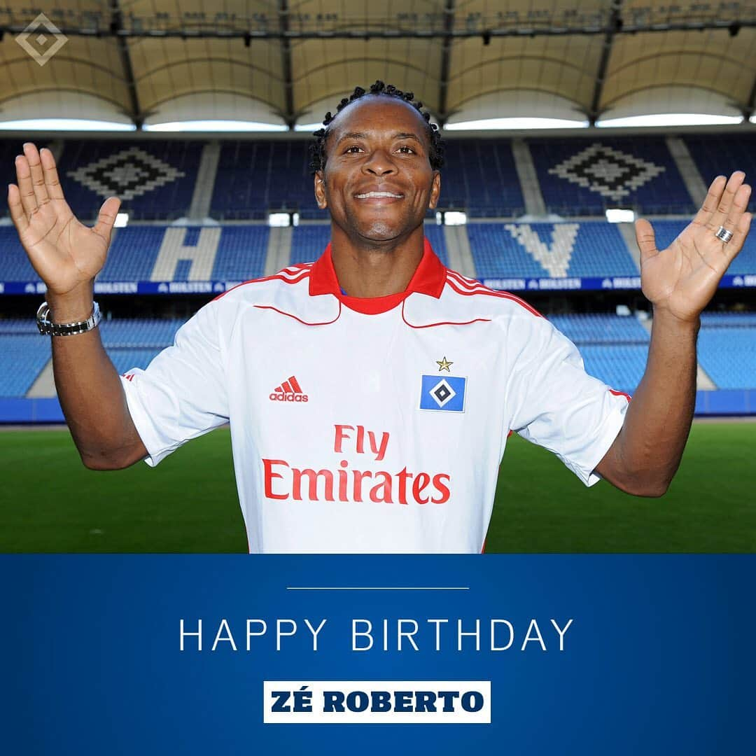 ハンブルガーSVさんのインスタグラム写真 - (ハンブルガーSVInstagram)「Feliz aniversário, #ZéRoberto! 🎊 Der ehemalige HSV-Mittelfeldmotor feiert heute seinen 45. Geburtstag 🎈 Wir wünschen viel Erfolg für das neue Lebensjahr, @zr11 🍀 #nurderHSV #HappyBirthday」7月6日 16時25分 - hsv