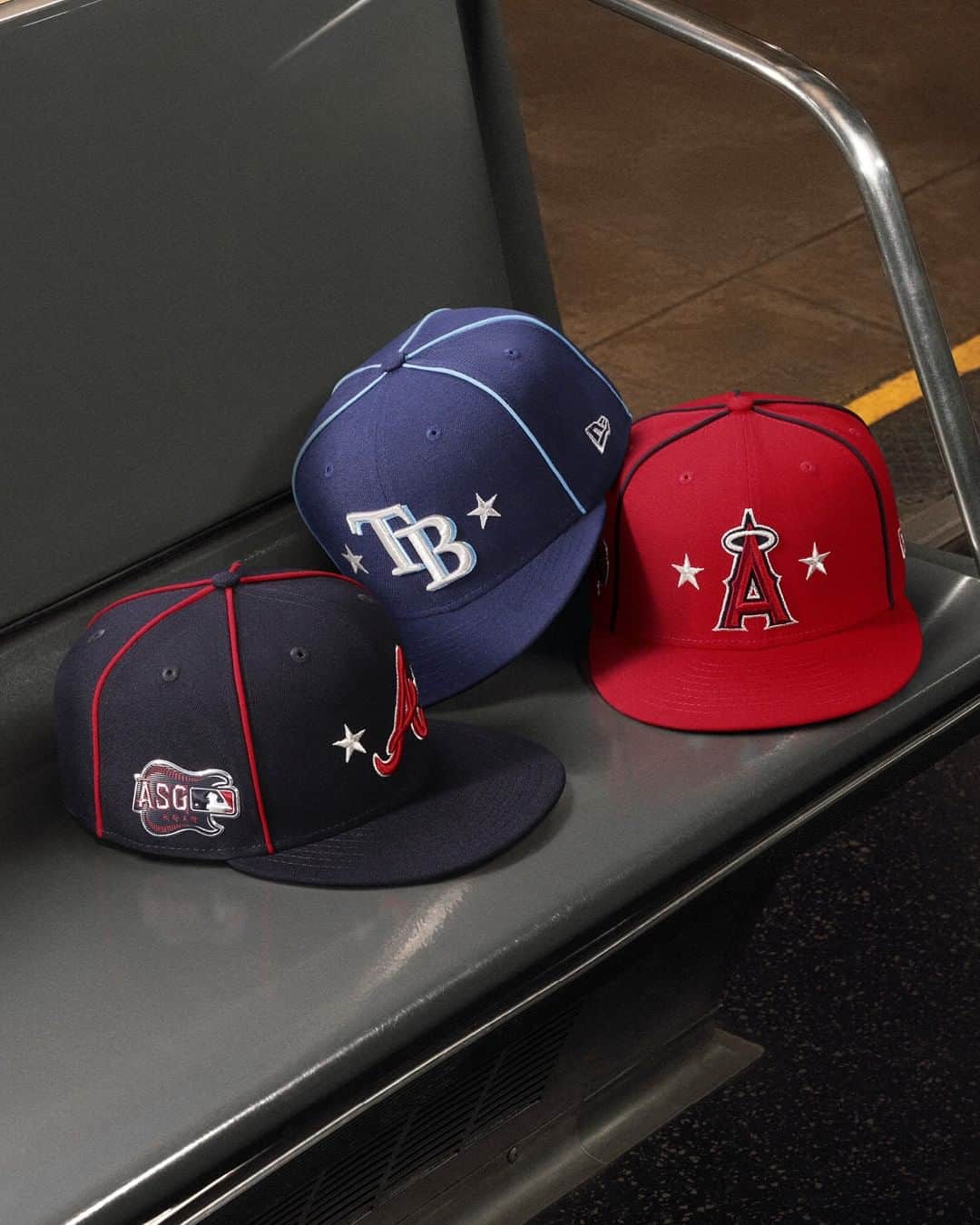 ニューエラ・キャップのインスタグラム：「The roster is set. Back your team this All-Star Game at neweracap.com」