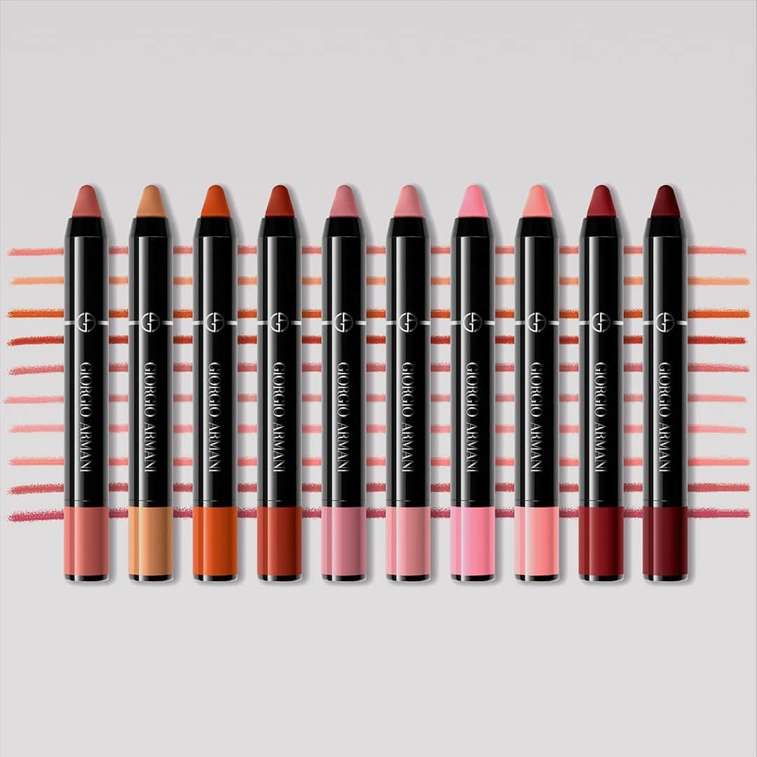 Armani Beautyさんのインスタグラム写真 - (Armani BeautyInstagram)「Lipstick and blush in one, discover the many facets of COLOR SKETCHER, the twist up makeup pencil with a satin texture. Available in ten monochrome hues.  #ArmaniBeauty #ColorSketcher #makeup」7月6日 17時59分 - armanibeauty