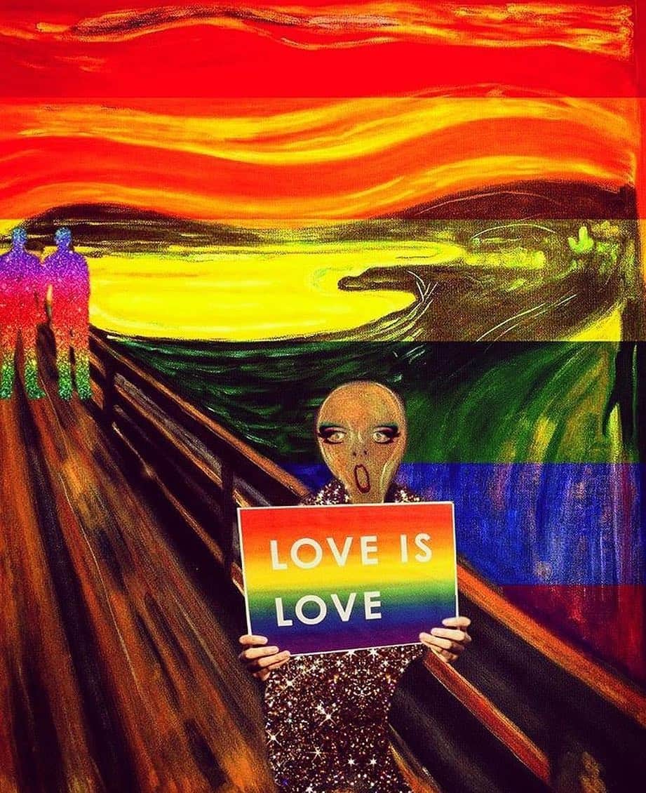 ValGarlandさんのインスタグラム写真 - (ValGarlandInstagram)「🌈 Happy Pride 🌈 by @failunfailunmefailun 🌈 #pride #pridelondon #happypride #loveislove #pridejubilee #pridemonth #art #instaart #artoftheday #loveart #love 🌈」7月6日 18時45分 - thevalgarland