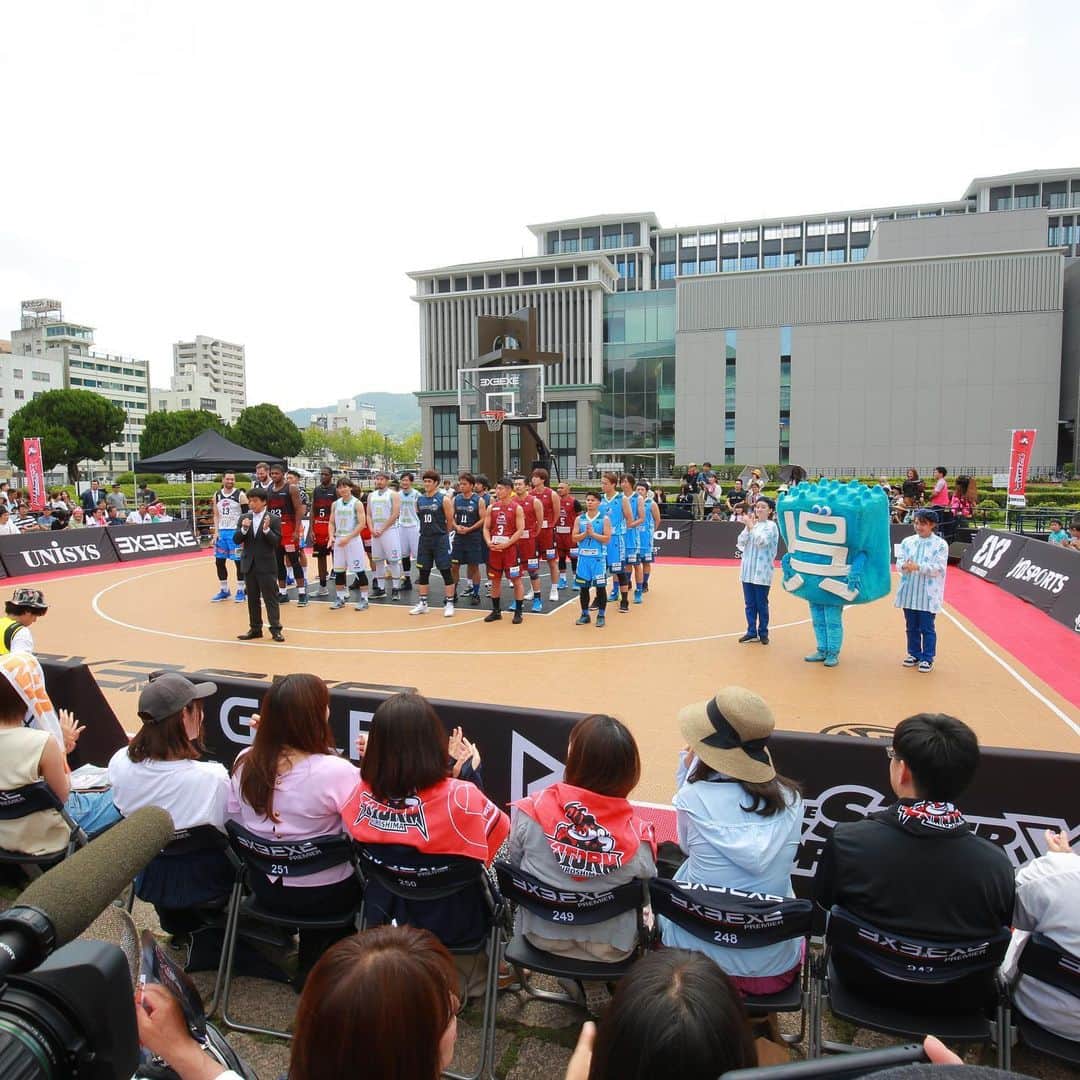 のインスタグラム：「2019.07.06 3x3.EXE PREMIER  JAPAN RAUND4 呉市復興支援マッチ ・ ・ ・ ・ #スリストム広島 #3x3exe」