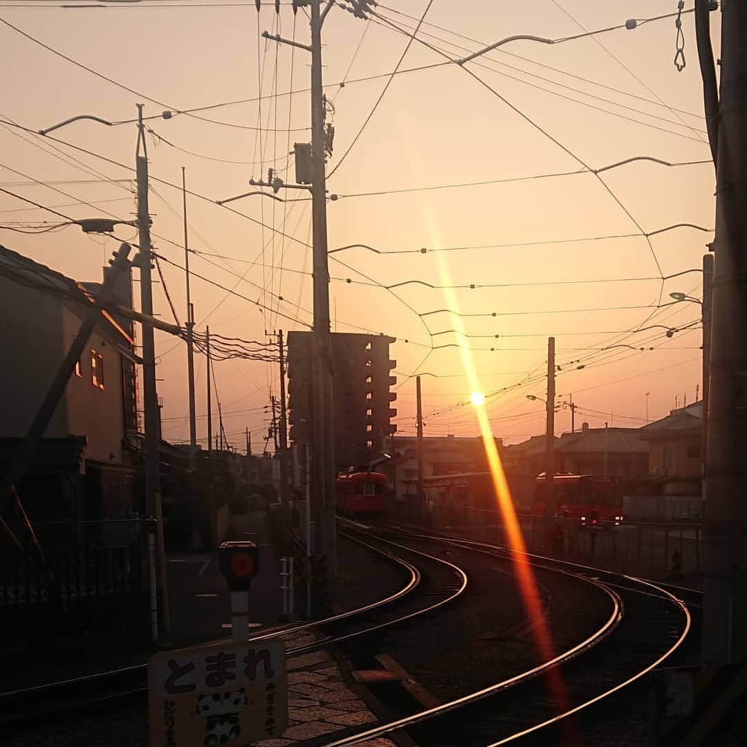 石黒浩のインスタグラム：「Sunset」