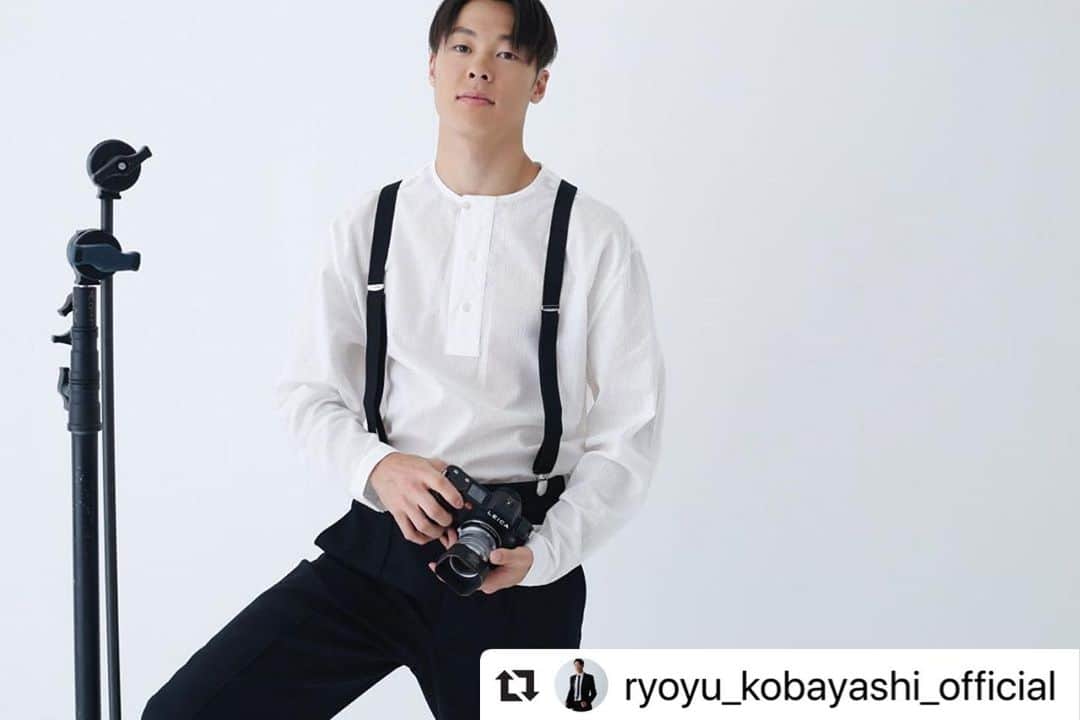 小林陵侑のインスタグラム：「あんな写真やこんな写真が見られるかも！📸 follow👉@ryoyu_kobayashi_official #leica #margela #マルジェラ #パンツ」
