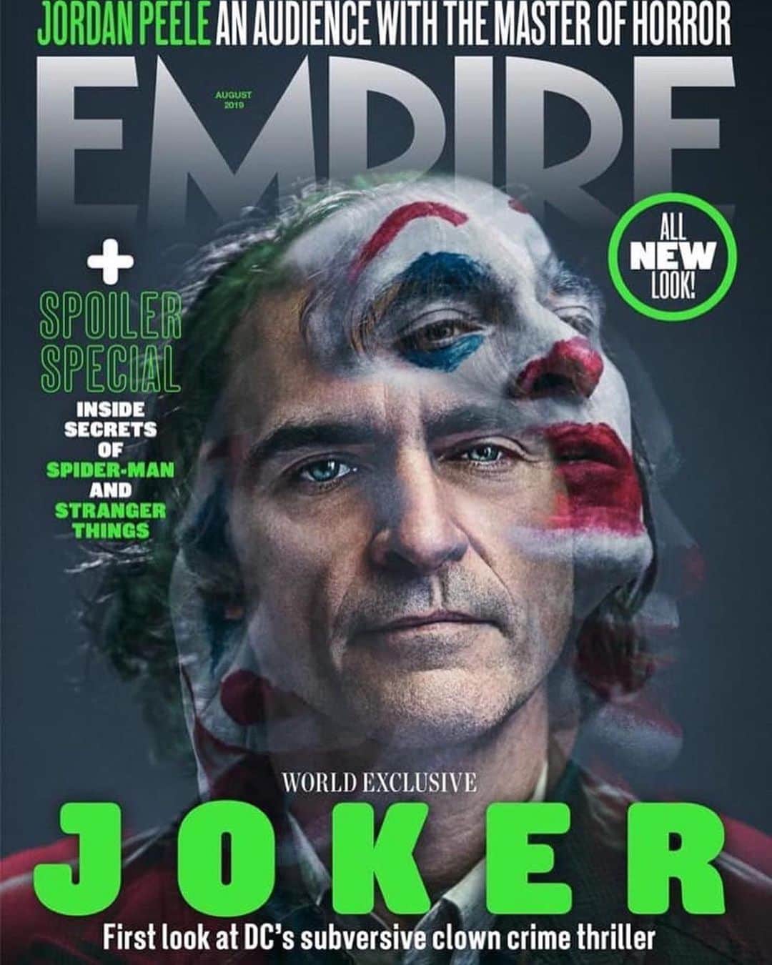 Warner Bros. Picturesさんのインスタグラム写真 - (Warner Bros. PicturesInstagram)「Regram from @toddphillips1: Our first cover story. Issue out July 11th. @empiremagazine The first pic is the newsstand cover. The second is the special subscriber cover (I think that’s how it works...) @jokermovie」7月6日 23時49分 - wbpictures