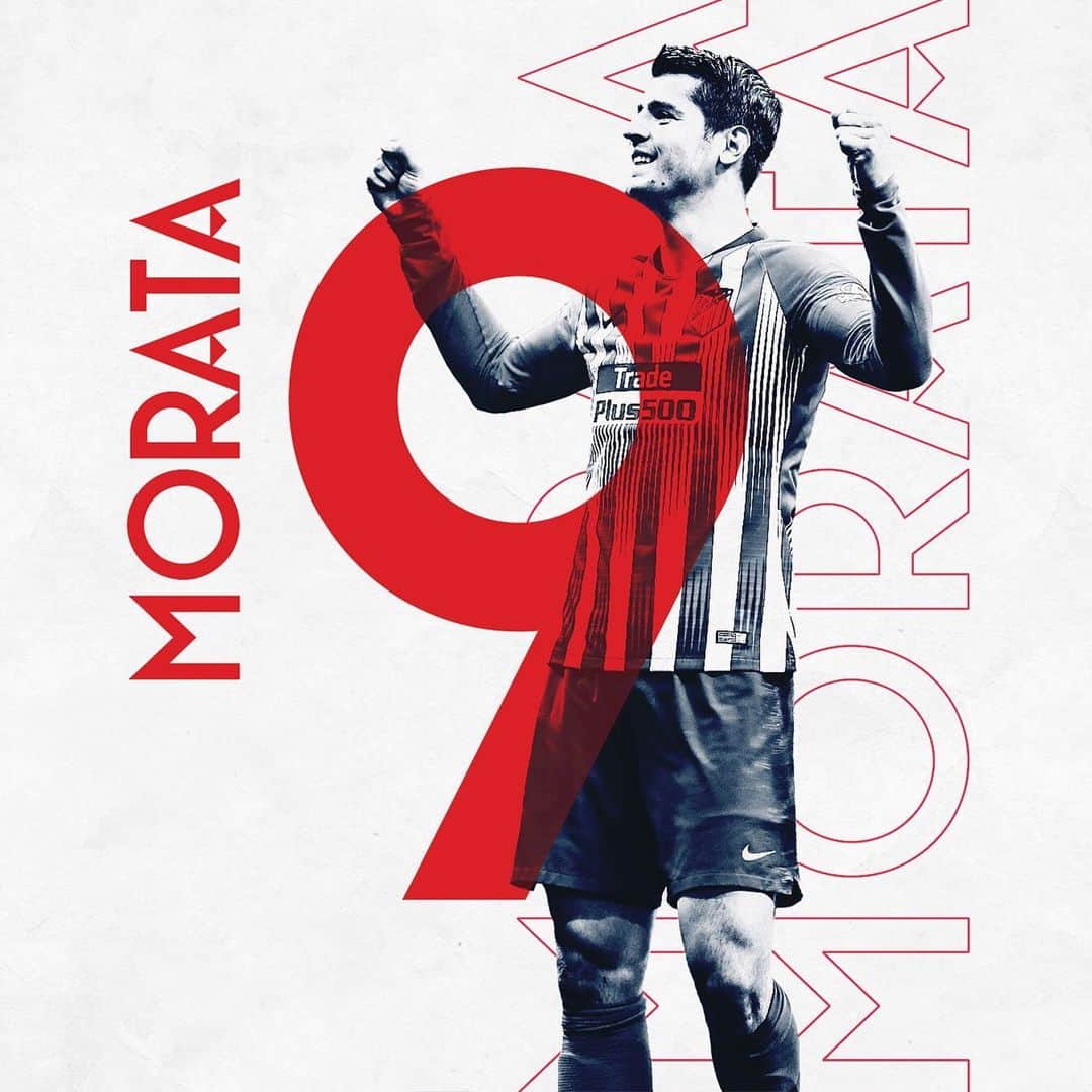 アトレティコ・マドリードさんのインスタグラム写真 - (アトレティコ・マドリードInstagram)「🏧🔴⚪ ¡@alvaromorata llevará el '9' a la espalda! - 🏧🔴⚪ @alvaromorata will wear the number 9⃣ shirt this season! - 🏧🔴⚪ @alvaromorata portera le numéro '9' !  #AúpaAtleti #Atleti #ÁlvaroMorata #Fútbol #Football #Soccer #Atlético #AtléticoDeMadrid」7月7日 0時05分 - atleticodemadrid