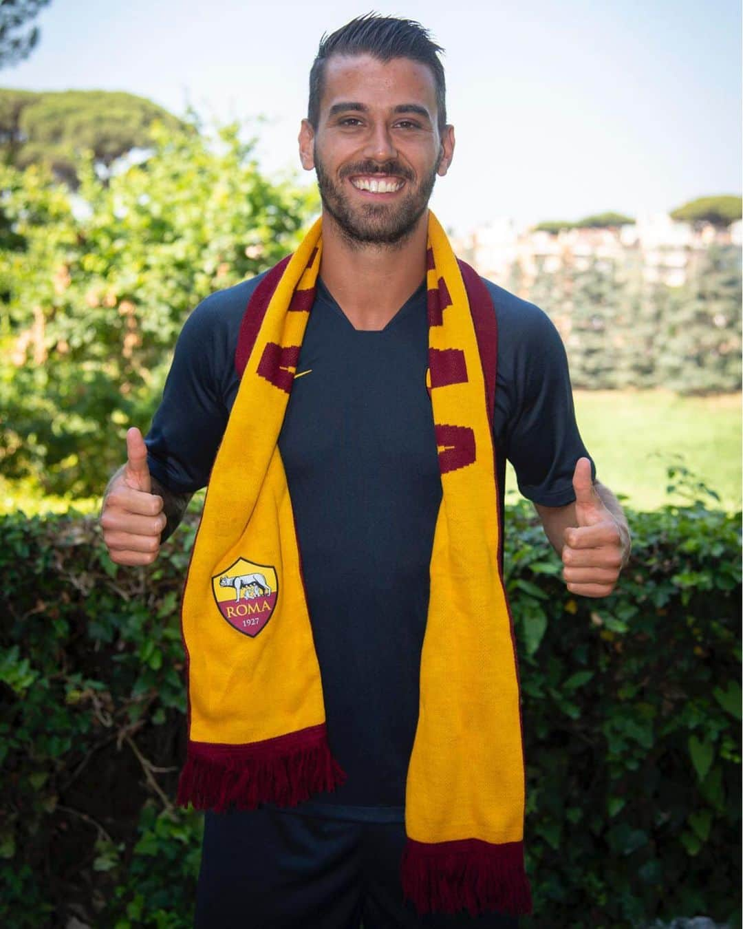 ASローマさんのインスタグラム写真 - (ASローマInstagram)「😁👍 @spina_leo 🌕🔴 #ASRoma」7月7日 1時01分 - officialasroma